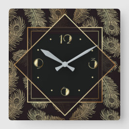 Reloj Cuadrado Elegante Art Deco