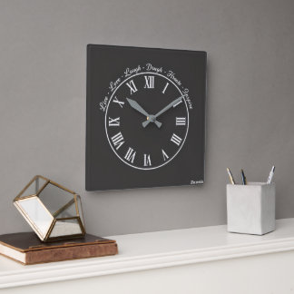 Reloj Cuadrado Elegante decoración para el hogar y la oficina