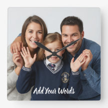 Elegante personalizado con foto y texto personaliz