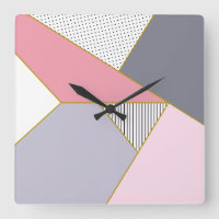 Elegantes rayas geométricas polka puntos pastel