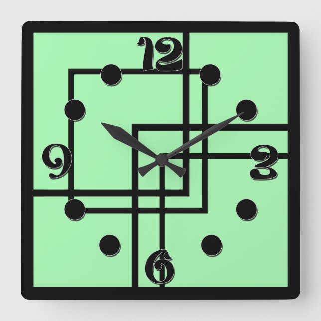 Reloj Cuadrado Elige tu color (Anverso)