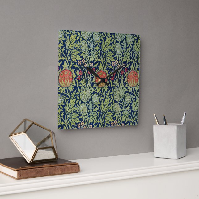 Reloj Cuadrado Elmcote, 1900 por William Morris (Oficina)