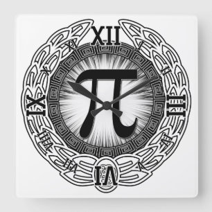 Reloj Cuadrado Emblema PI