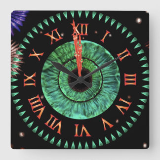 Reloj Cuadrado Emerald Midnight Clock