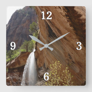 Reloj Cuadrado Emerald Pool Falls III del Parque Nacional Zion