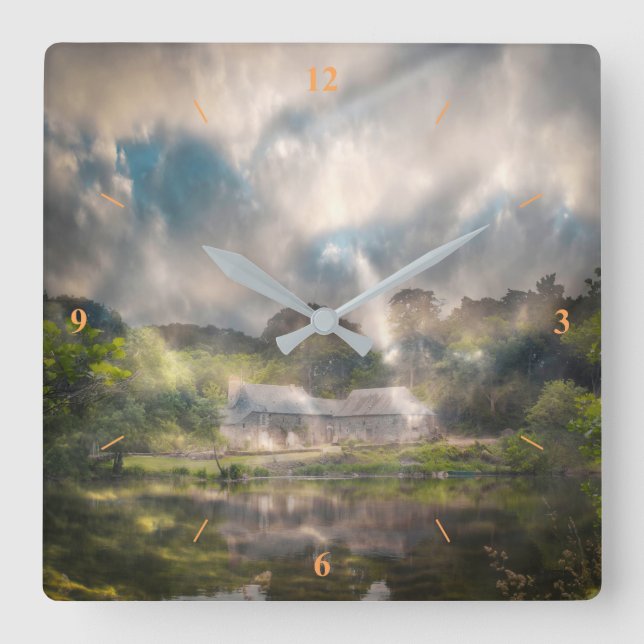 Reloj Cuadrado Emerge de la oscuridad (Anverso)