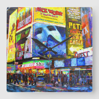 Reloj Cuadrado En Broadway