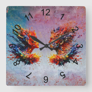 Reloj Cuadrado En el principio...
