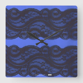 Reloj Cuadrado Encaje, cordón, lazo, del cordón, 