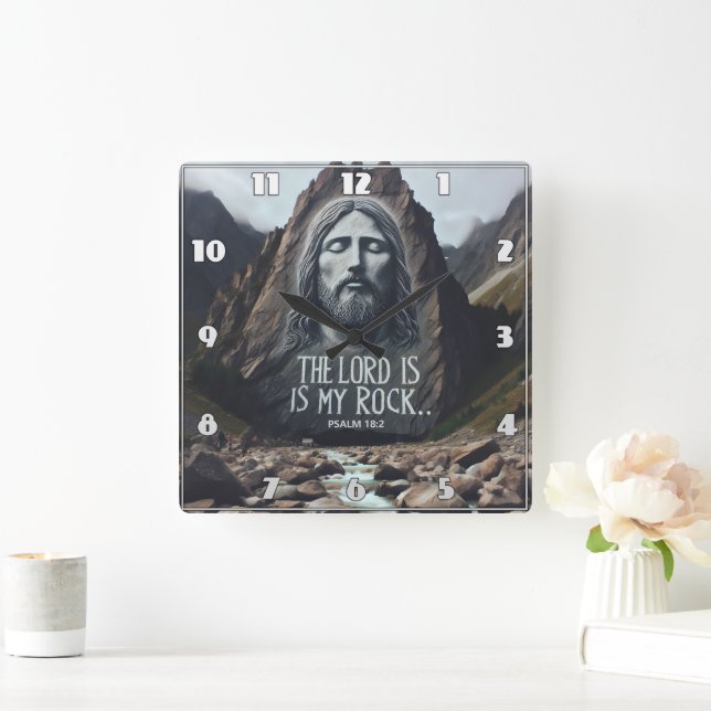 Reloj Cuadrado Encuentro Divino: Jesús en la montaña (Hogar)