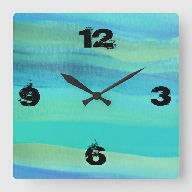 Reloj Cuadrado Es hora (Anverso)