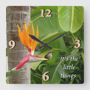 Reloj Cuadrado Es las pequeñas cosas