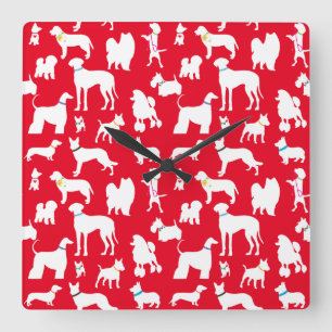 Reloj Cuadrado Es una vida de perros