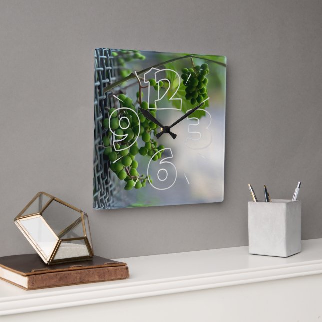 Reloj Cuadrado Escapar de la valla (Oficina)