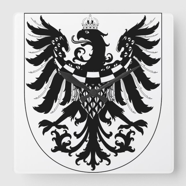 Reloj Cuadrado Escudo de armas de Carniola (Anverso)