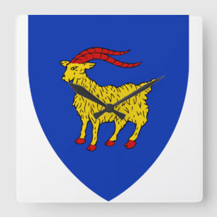 Reloj Cuadrado Escudo de Istria en Croacia