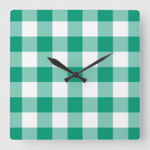 Esmalte Verde Y Blanco Cuadros Patrón Gingham
