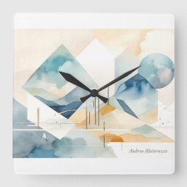 Reloj Cuadrado Espíritu abstracto