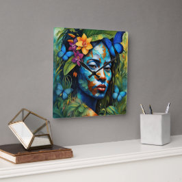 Reloj Cuadrado Espíritu orquídea "Yarumi" - Mujeres En La Amazoní