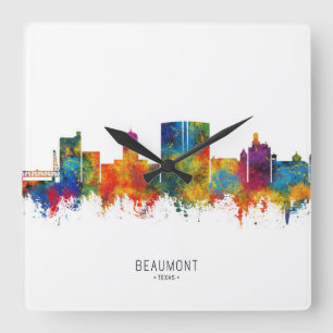 Reloj Cuadrado Esquina de Beaumont Texas