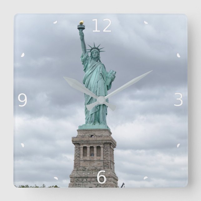 RELOJ CUADRADO ESTADO DE LA LIBERTAD (Anverso)