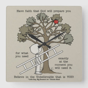 Reloj Cuadrado Estar preparado