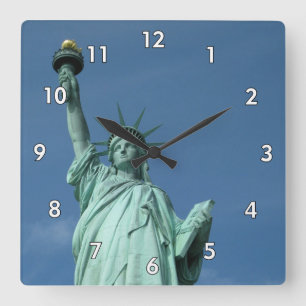 Reloj Cuadrado Estatua de la Libertad de Nueva York