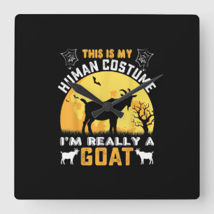 Reloj Cuadrado Este Es Mi Regalo De Cabra De Vestido Humano