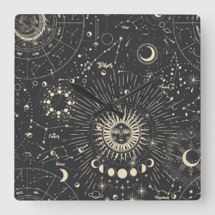 Reloj Cuadrado Estético