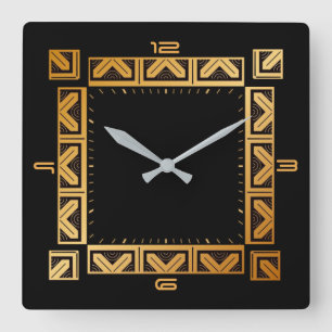 Reloj Cuadrado Estilo Art Deco elegante