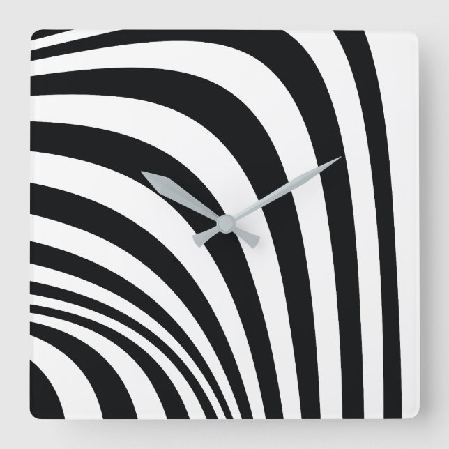 Reloj Cuadrado Estilo estático (Anverso)