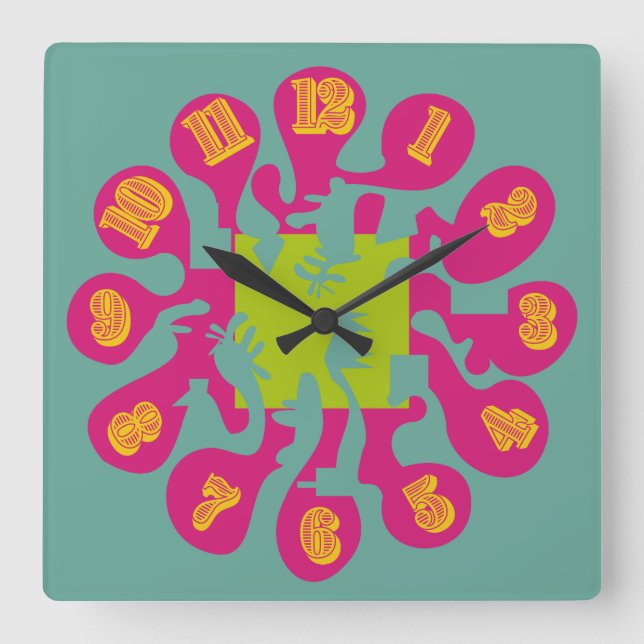 RELOJ CUADRADO ESTILO MATT BY MASANSER PIXELAT (Anverso)