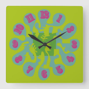 RELOJ CUADRADO ESTILO MATT BY MASANSER PIXELAT