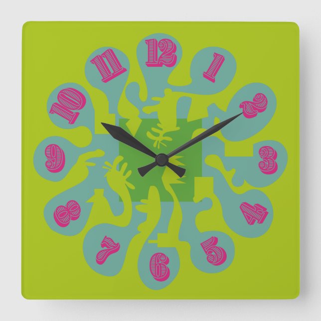 RELOJ CUADRADO ESTILO MATT BY MASANSER PIXELAT (Anverso)