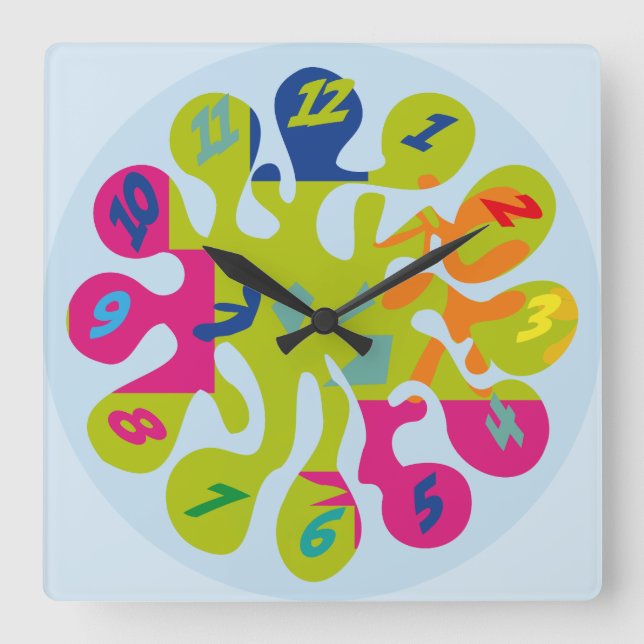 RELOJ CUADRADO ESTILO MATT BY MASANSER PIXELAT (Anverso)