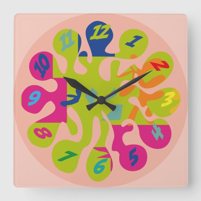 RELOJ CUADRADO ESTILO MATT BY MASANSER PIXELAT (Anverso)