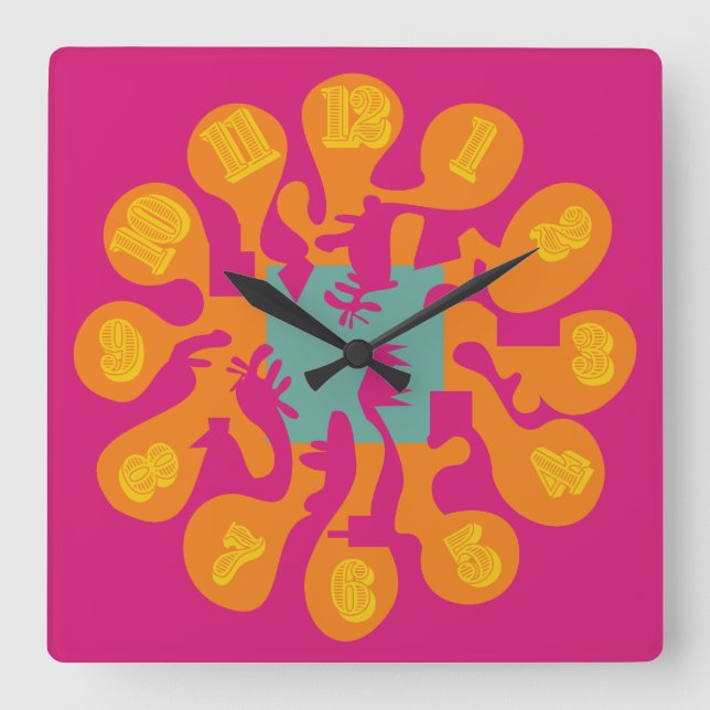 RELOJ CUADRADO ESTILO MATT BY MASANSER PIXELAT (Anverso)