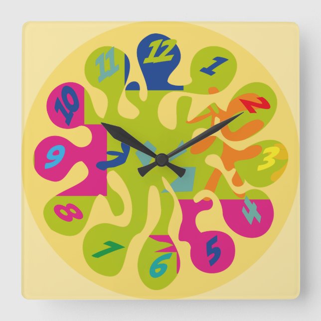 RELOJ CUADRADO ESTILO MATT BY MASANSER PIXELAT (Anverso)