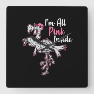 Reloj Cuadrado Estoy Todo Rosa Dentro De Un Gracioso Regalo De Fl