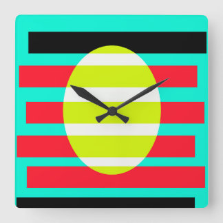 Reloj Cuadrado Estrella futurista