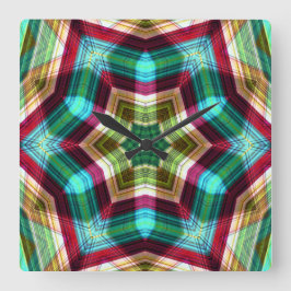 Reloj Cuadrado Estrella Kaleidoscope migrando al hexágono con pro