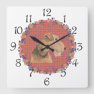 Reloj Cuadrado Estudio de Cabeza