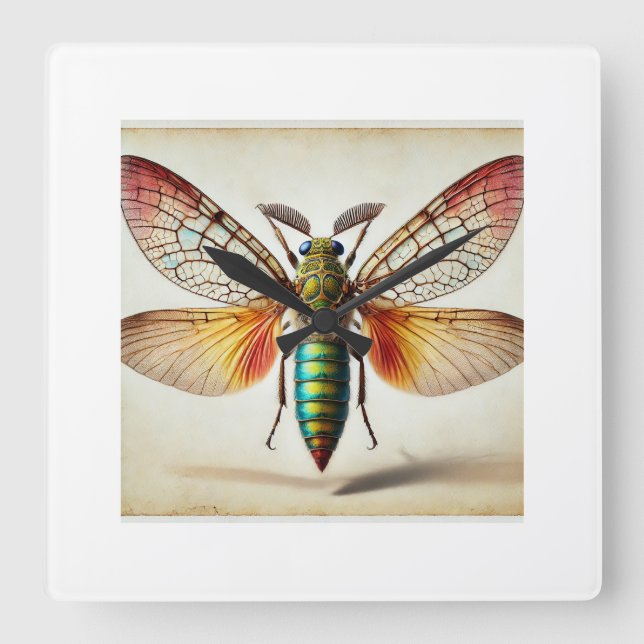 Reloj Cuadrado Eucharitolus dorsal view 010924IREF217 - Watercolo (Anverso)