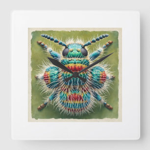 Reloj Cuadrado Eurycotis Insect 310724IREF246 - Watercolor