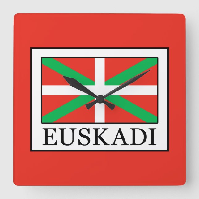 Reloj Cuadrado Euskadi (Anverso)