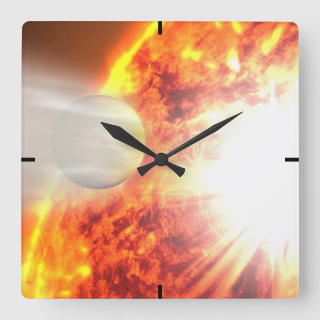 Reloj Cuadrado Evaporación de la atmósfera de Hd 189733b (Anverso)