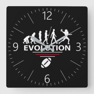 Reloj Cuadrado Evolución del fútbol