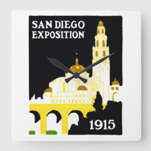 Reloj Cuadrado Exposición de San Diego de 1915