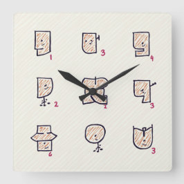 Reloj Cuadrado expresión