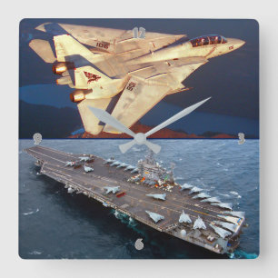 RELOJ CUADRADO F-14 TOMCAT